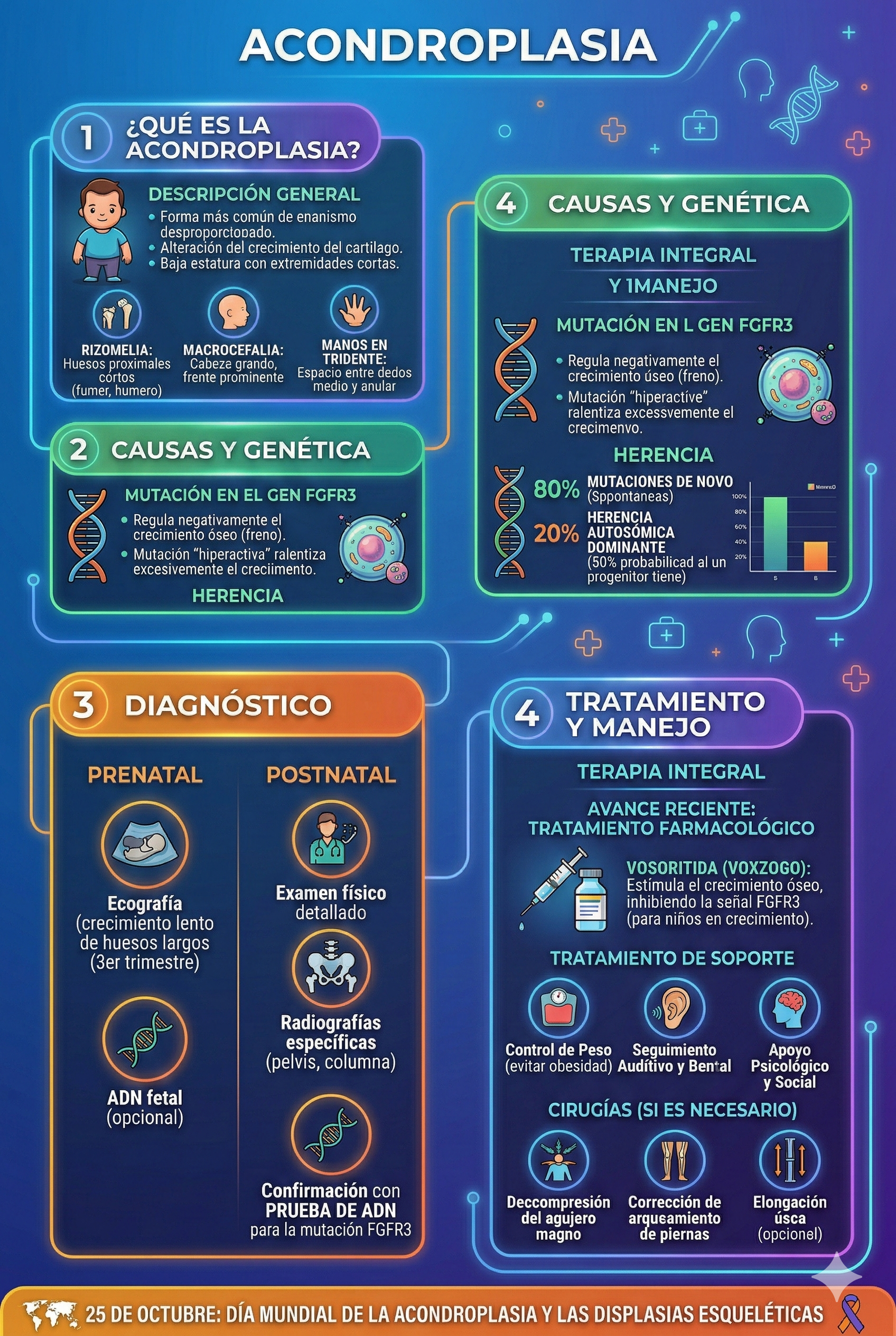 Gemini Generated Acondroplasia